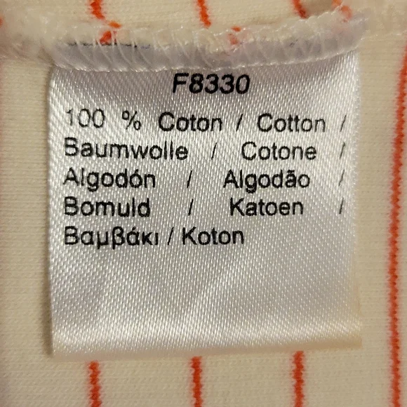 LACOSTE Pink Striped Short Sleeve Dress Size L(8) - Picture 5 of 6